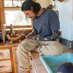 Orvis Shirts|Angler'S Pocket T-Shirt Washed Navy