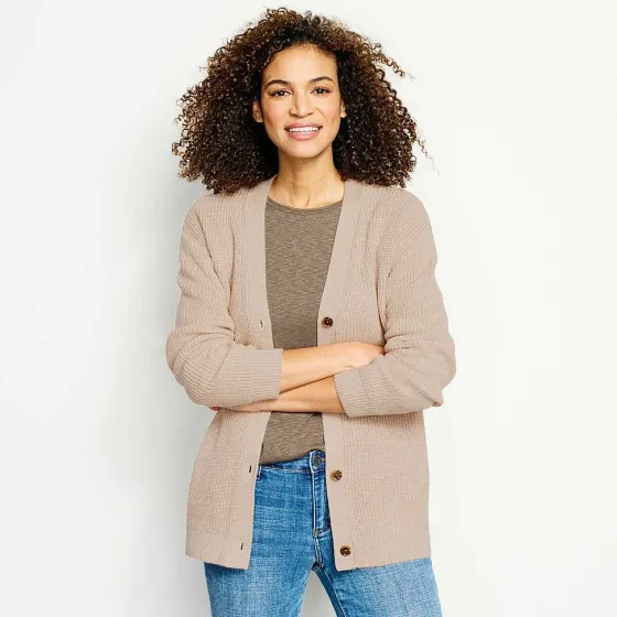 Orvis Sweaters|Anywear Oversized Ribbed Cardigan Black
