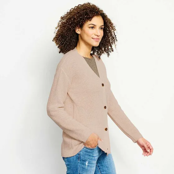 Orvis Sweaters|Anywear Oversized Ribbed Cardigan Black