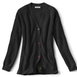 Orvis Sweaters|Anywear Oversized Ribbed Cardigan Black
