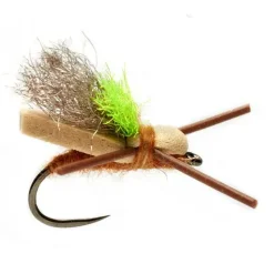 Orvis Dry Flies|Barbless Mini Flopper Tan