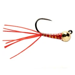 Orvis Nymphs|Barbless Perdiworm Red