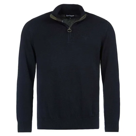 Orvis Sweaters|Barbour® Cotton Half-Zip Navy