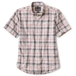 Orvis Shirts|Barbour® Drafthill Short-Sleeved Regular Fit Shirt Navy
