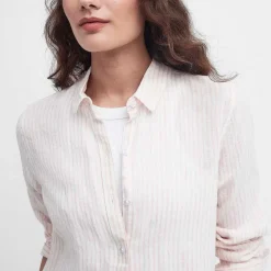 Orvis Shirts|Barbour® Marine Linen Shirt Shell Pink