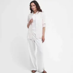 Orvis Shirts|Barbour® Marine Linen Shirt Shell Pink