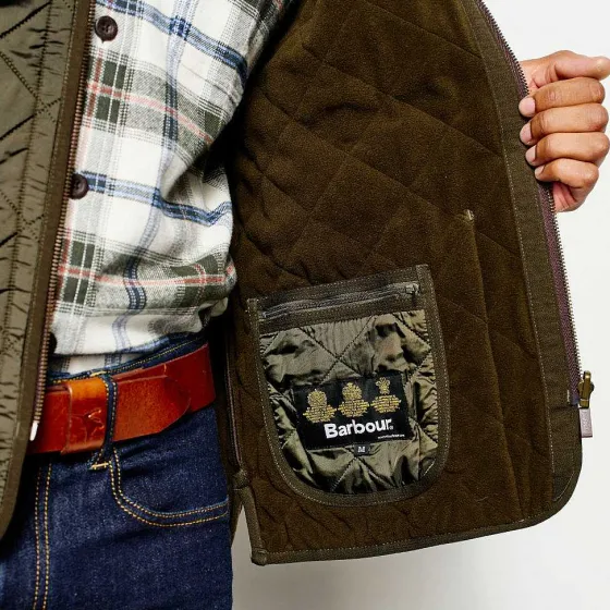 Orvis Vests|Barbour® Polarquilt Zip-In Liner Olive