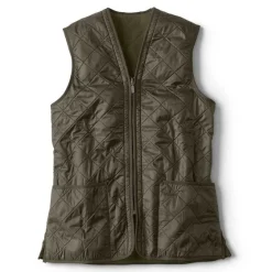 Orvis Vests|Barbour® Polarquilt Zip-In Liner Olive