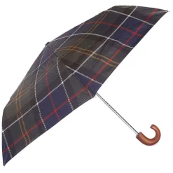 Orvis Travel|Barbour® Tartan Mini Umbrella Olive