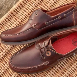 Orvis Shoes|Barbour® Wake Boat Shoes Mahogany