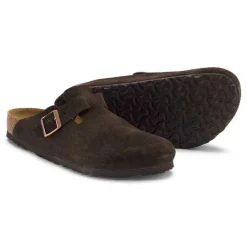 Orvis Shoes|Birkenstock® Boston Soft Footbed Suede Clogs Mocha