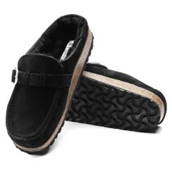 Orvis Sandals|Birkenstock® Buckley Shearling Clogs Black