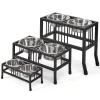 Orvis Bowls, Feeders & Food Storage|Black Steel Raised Feeder
