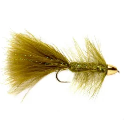 Orvis Streamer Flies|Brass Cone Head Woolly Bugger Olive