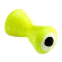 Orvis Materials|Brass Fluorescent Streamer Eyes Chartreuse