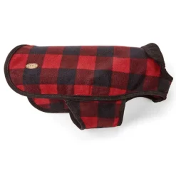 Orvis Dog Jackets|Buffalo Check Dog Jacket Red/Black