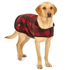 Orvis Dog Jackets|Buffalo Check Dog Jacket Red/Black