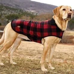 Orvis Dog Jackets|Buffalo Check Dog Jacket Red/Black