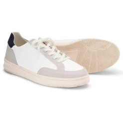 Orvis Shoes|Clae Monroe Sneakers White Leather Navy