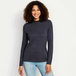 Orvis Sweaters|Classic Mockneck Sweater Dark Pine