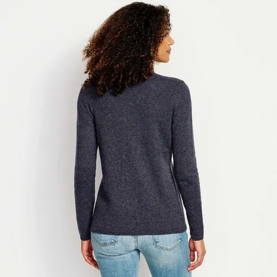 Orvis Sweaters|Classic Mockneck Sweater Dark Pine