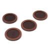 Orvis Home Decor|Col. Littleton Leather Coasters Tobacco