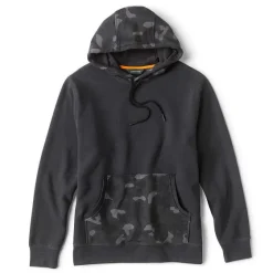Orvis Sweatshirts|Colorblock Camo Hoodie Black/Blackout Camo
