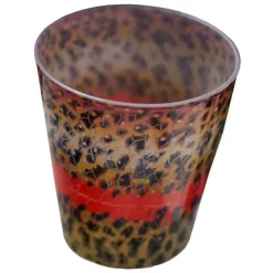 Orvis Glassware & Bar|Deyoung Fish Flank Rocks Glass Rainbow Trout