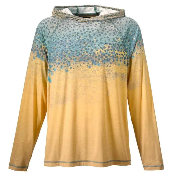 Orvis Shirts|Dricast Hoodie Brown Trout