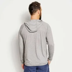 Orvis Shirts|Dricast Logo Hoodie Light Heather Grey