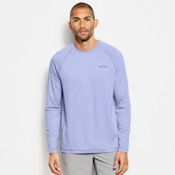 Orvis Shirts|Dricast Long-Sleeved Crew Bleached Blue