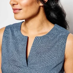 Orvis Shirts|Easy Sleeveless Printed Camp Shirt Punch Artist Floral