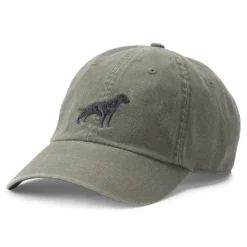 Orvis Hats|Embroidered Labrador Ball Cap Olive/Black