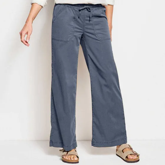 Orvis Pants|Explorer Wide-Leg Pants Carbon