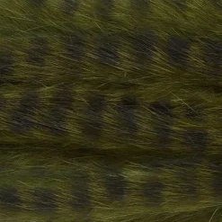 Orvis Materials|Fulling Mill Big Game Rabbit Zonkers Olive Grizzly Black Barred