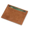 Orvis Wallets|Goat Suede Card Wallet Camel