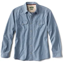 Orvis Shirts|Great Bend Washed Indigo Shirt Chambray