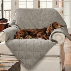 Orvis Furniture Protectors|Grip-Tight® Quilted Throw Shale