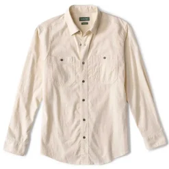 Orvis Shirts|Hemp/Tencel Long-Sleeved Work Shirt Natural
