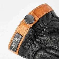 Orvis Gloves|Hestra Deerskin Wool Tricot Gloves Charcoal