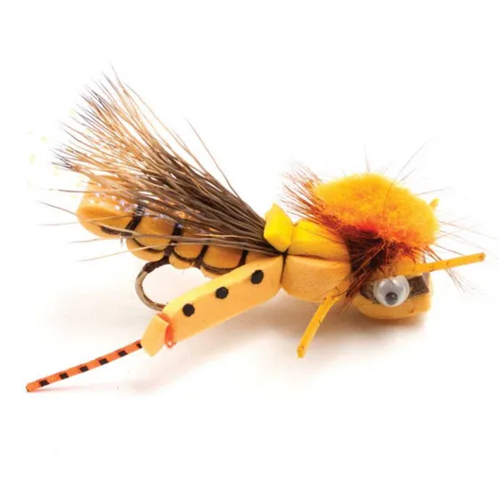 Orvis Dry Flies|Hog Caller Hopper Yellow