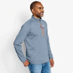 Orvis Sweatshirts|Horseshoe Hills Quarter-Zip Fleece Pullover Bluestone