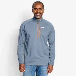 Orvis Sweatshirts|Horseshoe Hills Quarter-Zip Fleece Pullover Bluestone