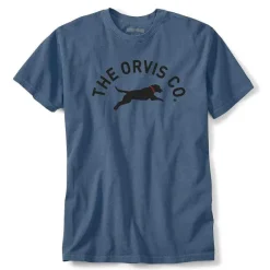 Orvis Shirts|Jumping Dog T-Shirt Indigo