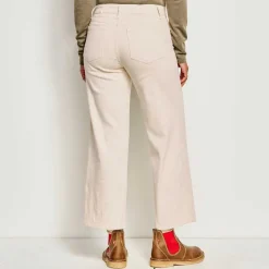 Orvis Pants|Kut From The Kloth® Charlotte Wide-Leg Crop Jeans Ecru Orvis-Exclusive