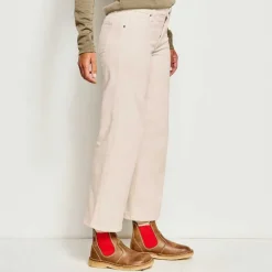 Orvis Pants|Kut From The Kloth® Charlotte Wide-Leg Crop Jeans Ecru Orvis-Exclusive