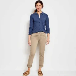Orvis Pants|Kut From The Kloth® Stretch Twill Amy Crop Desert Khaki Exclusive