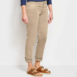 Orvis Pants|Kut From The Kloth® Stretch Twill Amy Crop Desert Khaki Exclusive