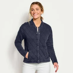 Orvis Sweatshirts|Lived-In Quilted Bomber Jacket Carbon