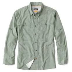 Orvis Shirts|Long-Sleeved Open Air Casting Shirt Forest/Surf